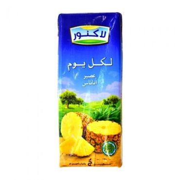 Lacnor Juice Pineapple 180Ml, 32 Pieces Per Carton